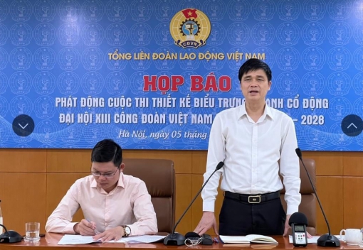 Tổng LĐLĐ Việt Nam: Thi thiết kế biểu trưng và tranh cổ động Đại hội XIII Công đoàn Việt Nam