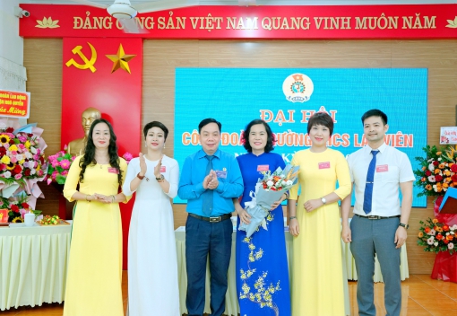  LĐLĐ Quận Ngô Quyền chỉ đạo tổ chức thành công Đại hội điểm Công đoàn cơ sở Trường THCS Lạc Viên, nhiệm kỳ 2023-2028