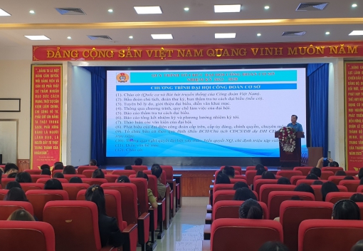 Liên đoàn Lao động quận Lê Chân tập huấn tổ chức Đại hội CĐCS nhiệm kỳ 2023 - 2028