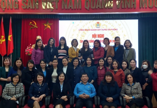 Công đoàn ngành Xây dựng Hải Phòng tổ chức Hội nghị tập huấn nghiệp vụ Công tác nữ công 