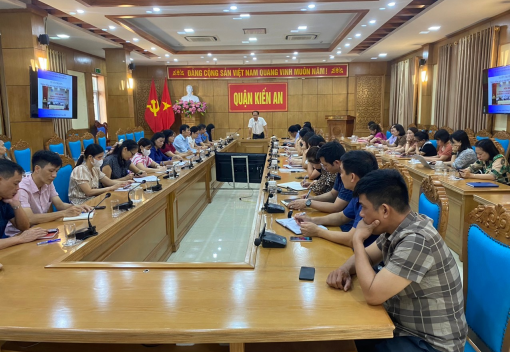 Liên đoàn Lao động quận Kiến An tổ chức tuyên truyền pháp Luật Lao động, Luật BHXH cho cán bộ công đoàn cơ sở