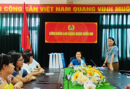 Quỹ Trợ vốn CNVCLĐ nghèo LĐLĐ TP thẩm định, giải ngân vốn vay tại LĐLĐ quận Kiến An