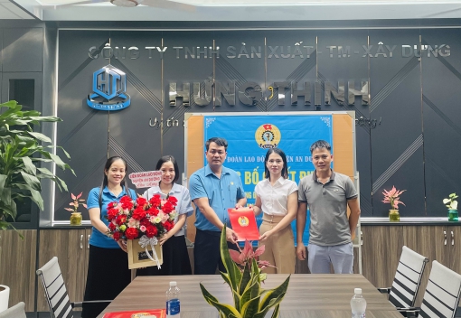 LĐLĐ huyện An Dương tổ chức Lễ công bố Quyết định thành lập Công đoàn cơ sở!