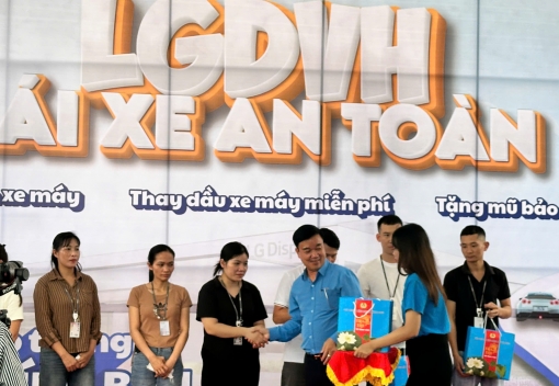Công ty TNHH LG Display Việt Nam Hải Phòng tuyên truyền An toàn giao thông