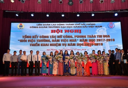 Trường Đại học Hàng hải Việt Nam tổ chức Hội nghị Tổng kết công tác Nữ công năm học 2017-2018,  Hội thi nấu ăn “Bữa cơm gia đình ngày cuối tuần - trao gửi yêu thương”
