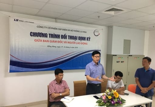 Đối thoại định kỳ tại CĐCS trực thuộc LĐLĐ quận Hồng Bàng
