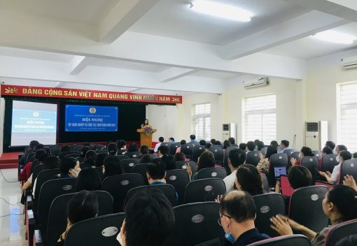 Liên đoàn Lao động huyện An Dương tổ chức tập huấn nghiệp vụ công tác Công đoàn năm 2022