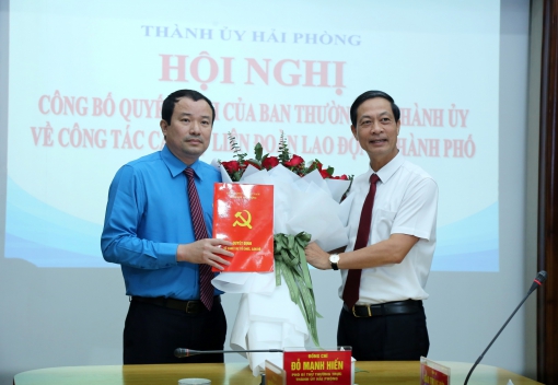 Đồng chí Nguyễn Anh Tuân giữ chức vụ Bí thư Đảng đoàn Liên đoàn Lao động thành phố nhiệm kỳ 2018-2023