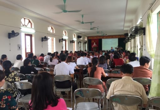liên đoàn Lao động huyện Vĩnh Bảo tổ chức tập huấn tài chính công đoàn năm 2018